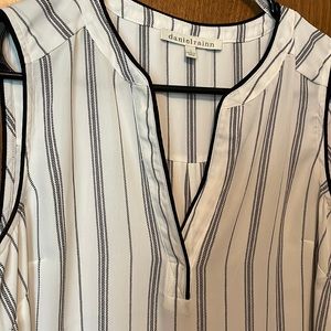 White and Black Tunic/ Blouse